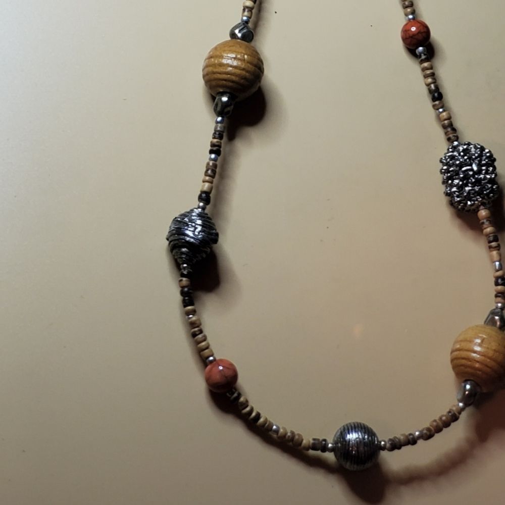 Mediterranean bliss lantern necklace‎